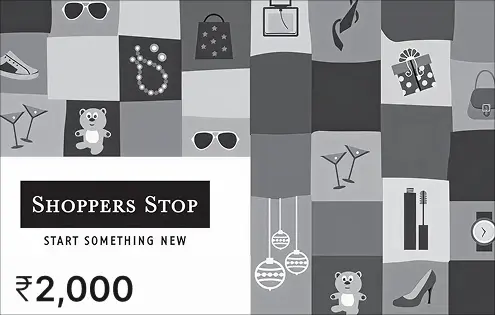 Shoppers Stop 2000 INR
