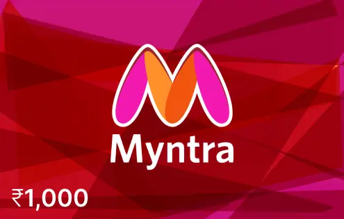 Myntra 1000 INR Myntra 1000 INR