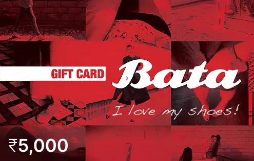 Bata Gift Card 5000 INR Bata Gift Card 5000 INR