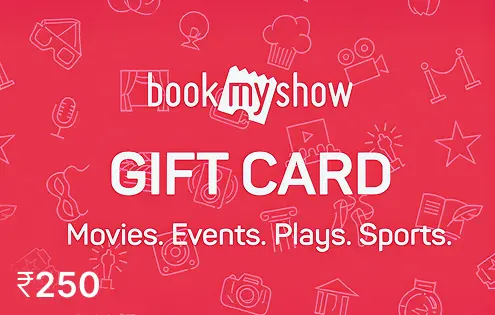 Bookmyshow 250 INR Bookmyshow 250 INR